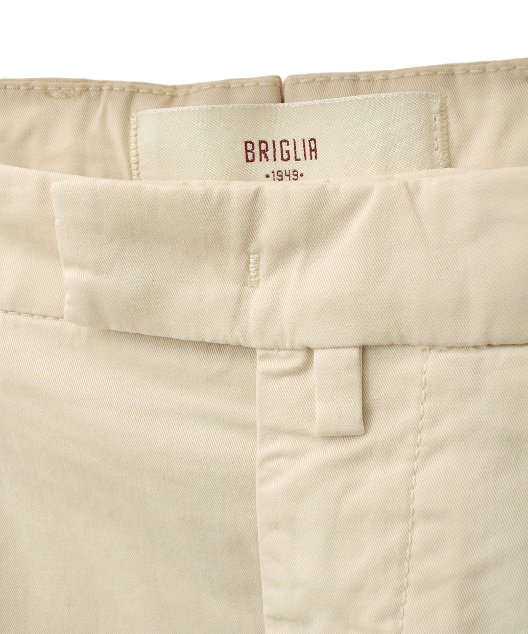 BRIGLIA 1949 BG07 コットンストレッチ ワンプリーツ テーパードパンツ【B.R.CHANNELご紹介モデル】