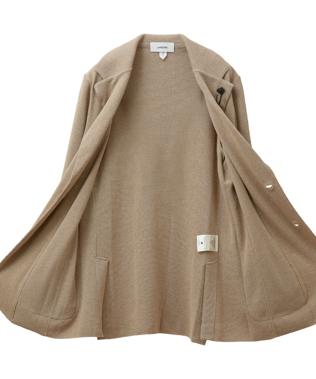 LARDINI コットンニット シングル 2B ジャケット