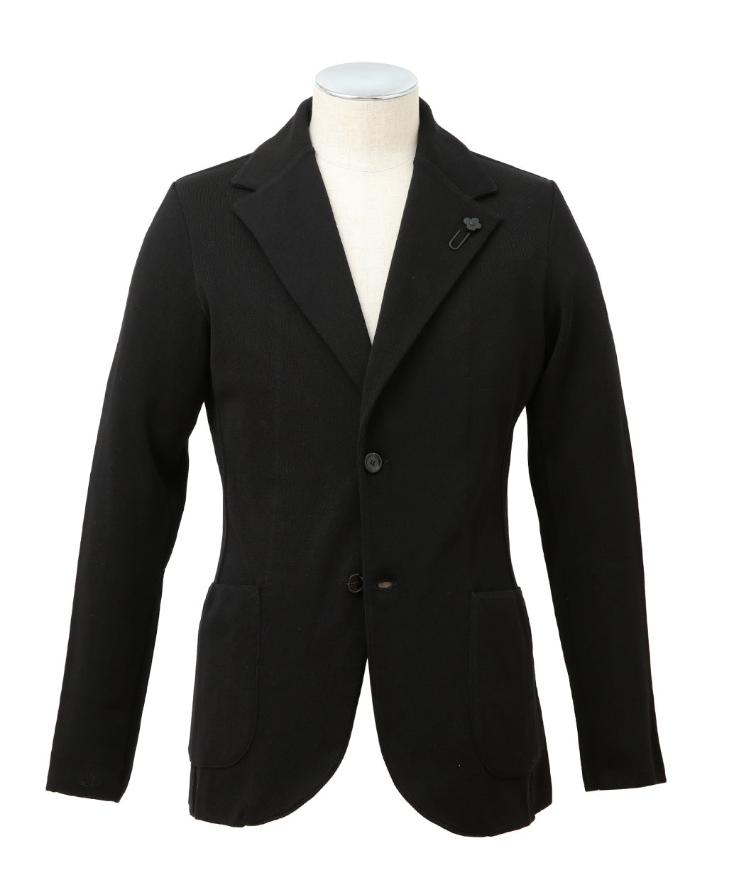 LARDINI コットンニット シングル 2B ジャケット