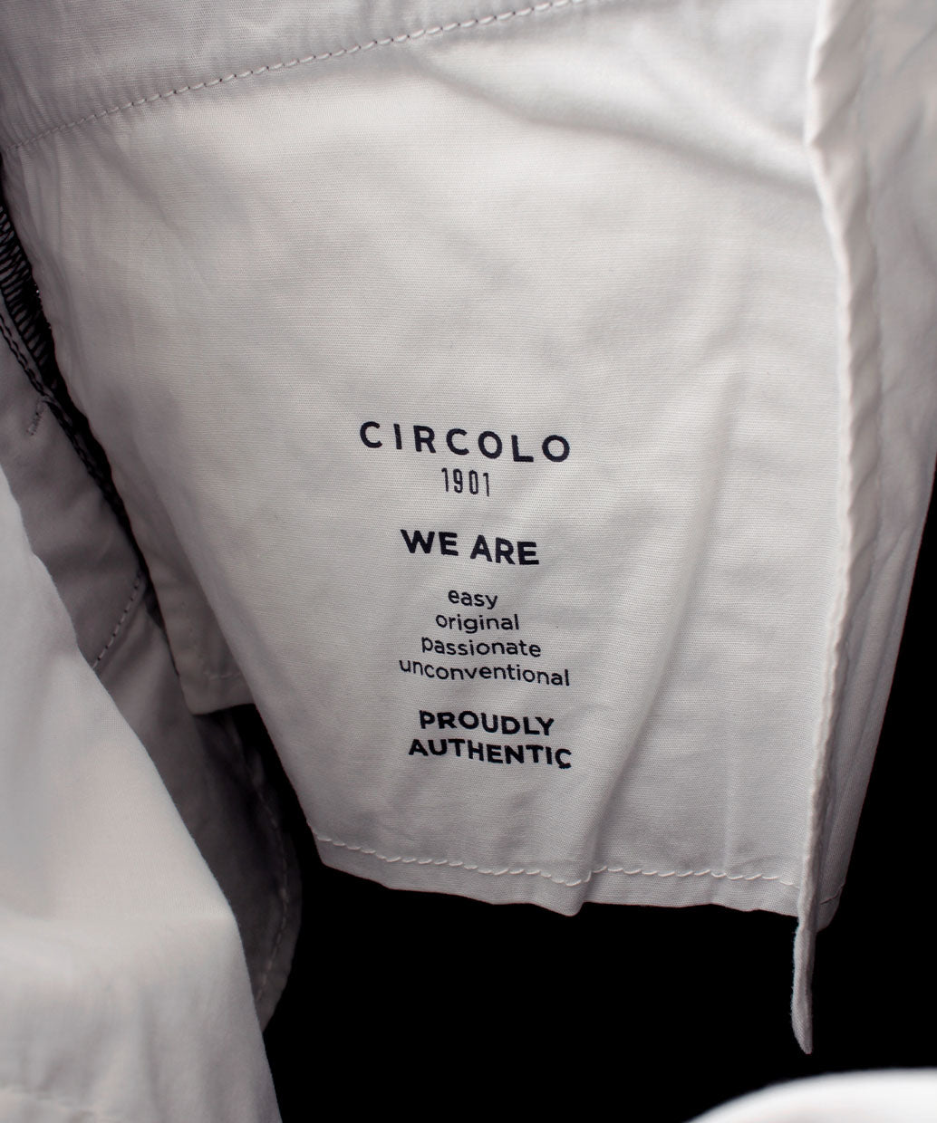 CIRCOLO 1901 コットンストレッチ ノープリーツ パンツ
