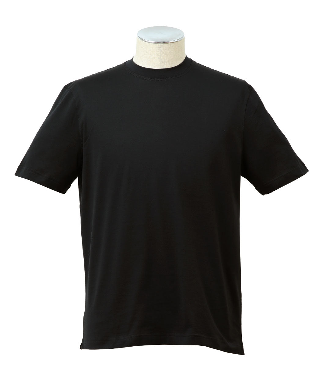 FILIPPO DE LAURENTIIS スーピマコットン ショートスリーブ クルーネックTシャツ【B.R.CHANNELご紹介モデル】