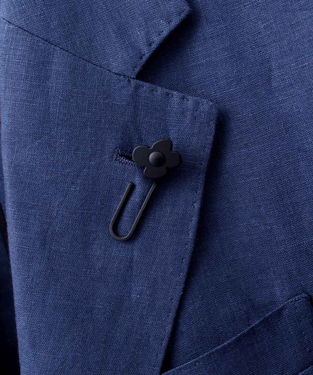 LARDINI リネン シングル ジャケット RIETI