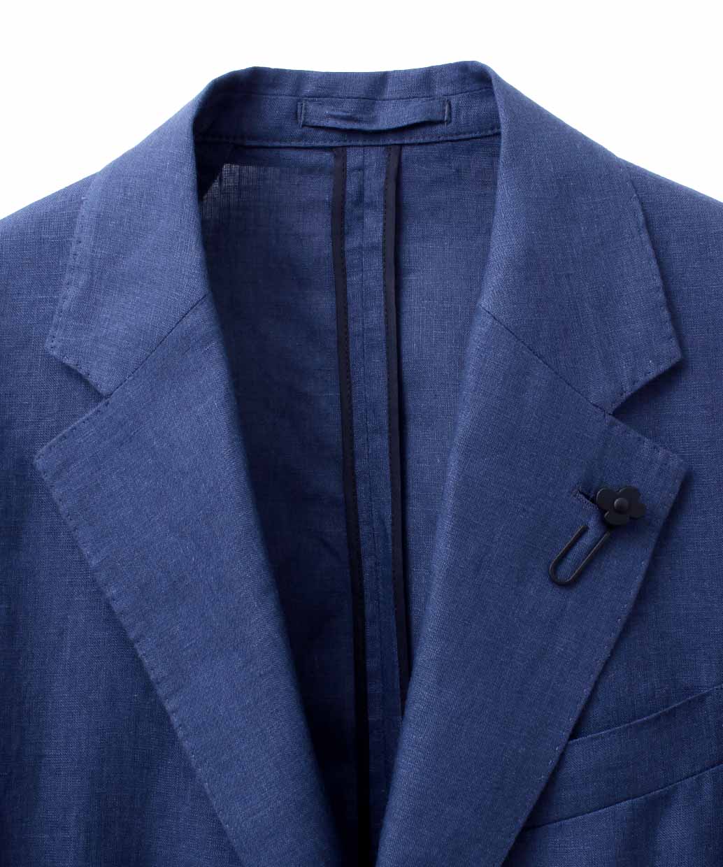 LARDINI リネン シングル ジャケット RIETI
