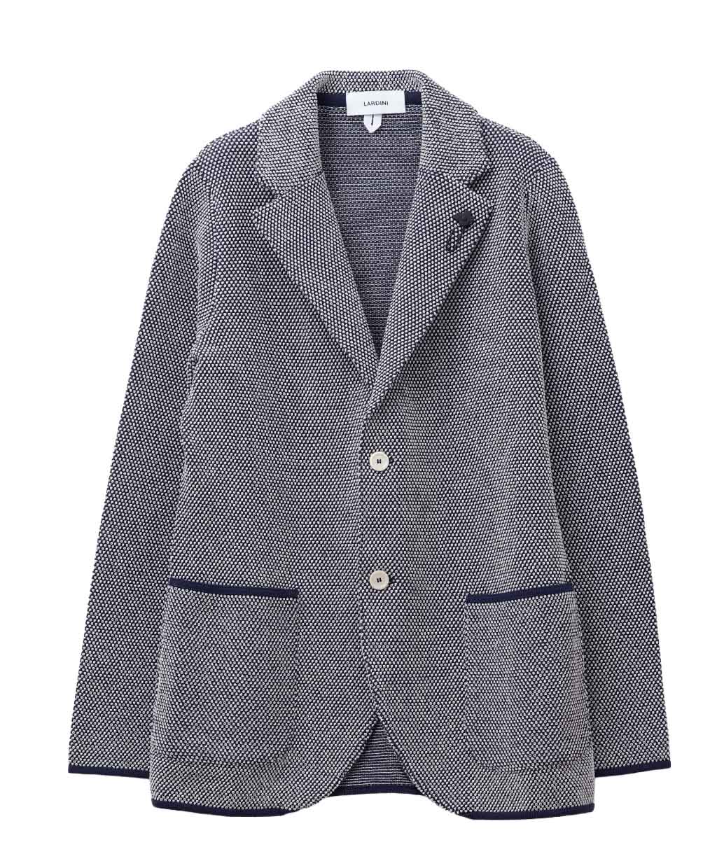 LARDINI コットン ニットジャケット