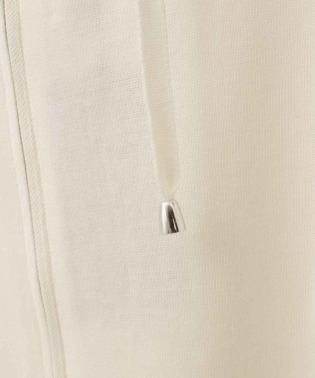 FILIPPO DE LAURENTIIS クレープコットン ジップパーカー