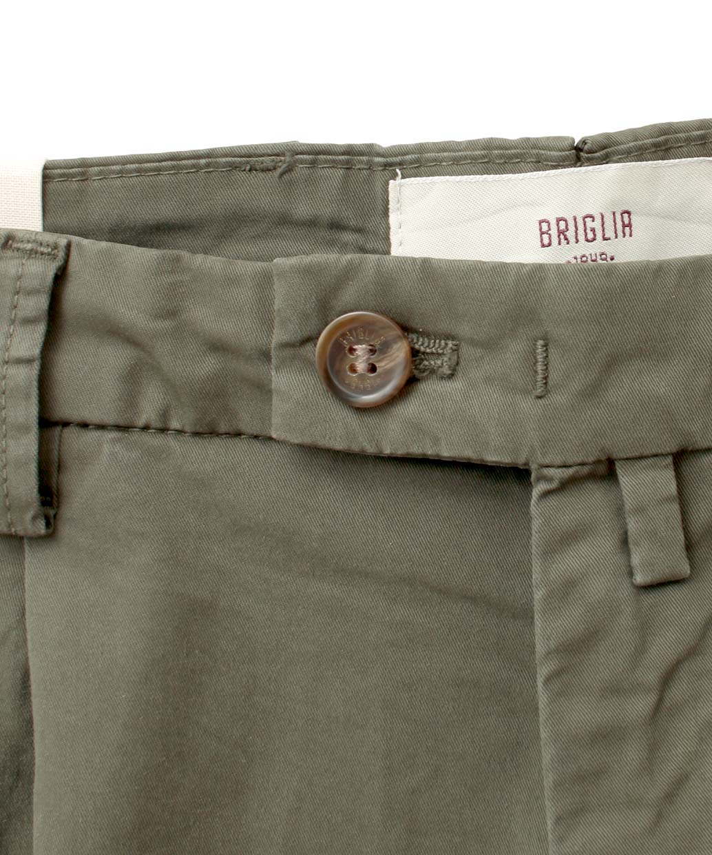 BRIGLIA 1949 BG101 コットンストレッチ ワンプリーツスリムショーツ【B.R.CHANNELご紹介モデル】