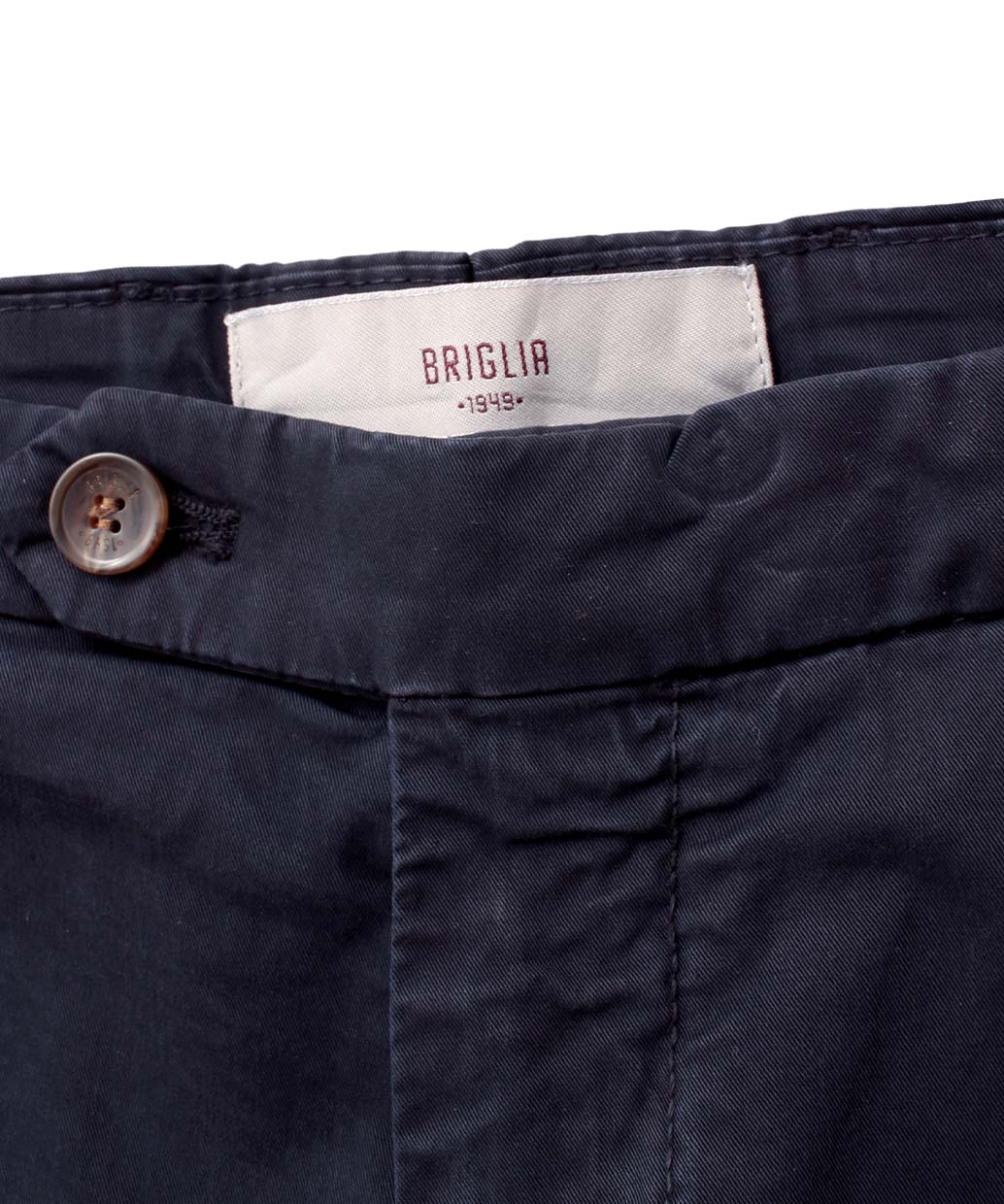 BRIGLIA 1949 GARDA コットンストレッチ ノープリーツ ショーツ