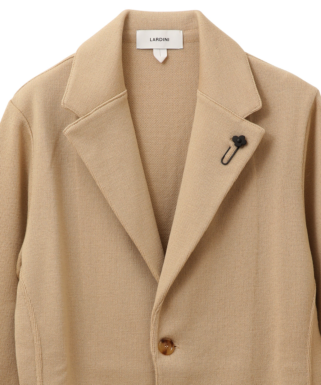 LARDINI ウール シングル ニット ジャケット【B.R.CHANNELご紹介モデル】