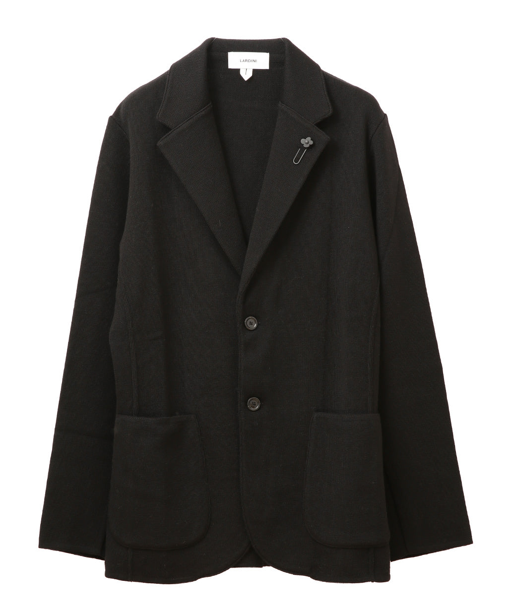 LARDINI ウール シングル ニット ジャケット