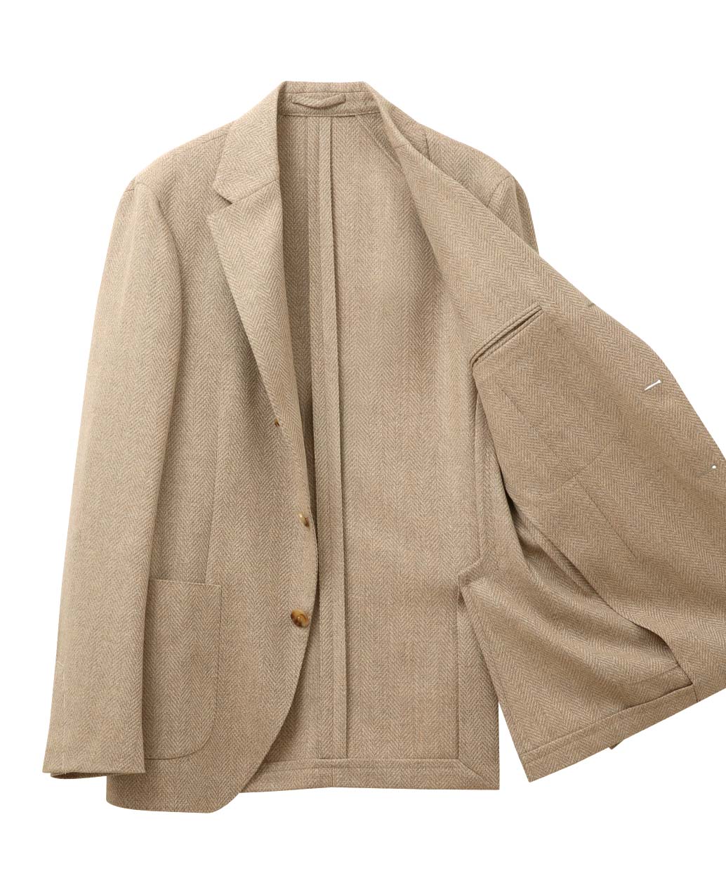 LARDINI ウール カシミヤ シングル ジャケット