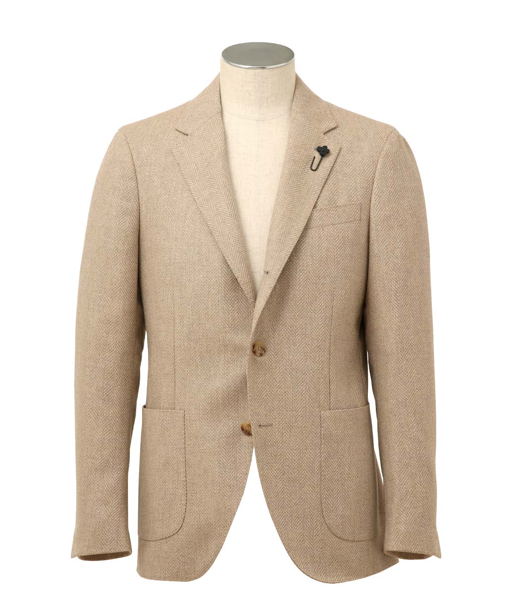 LARDINI ウール カシミヤ シングル ジャケット