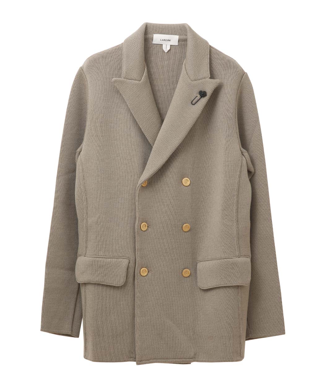 LARDINI ウールニット ダブル ジャケット