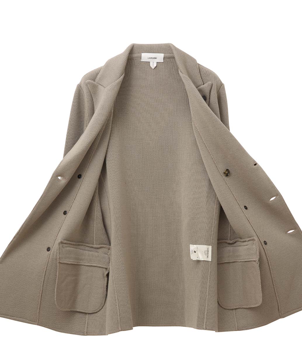 LARDINI ウールニット ダブル ジャケット