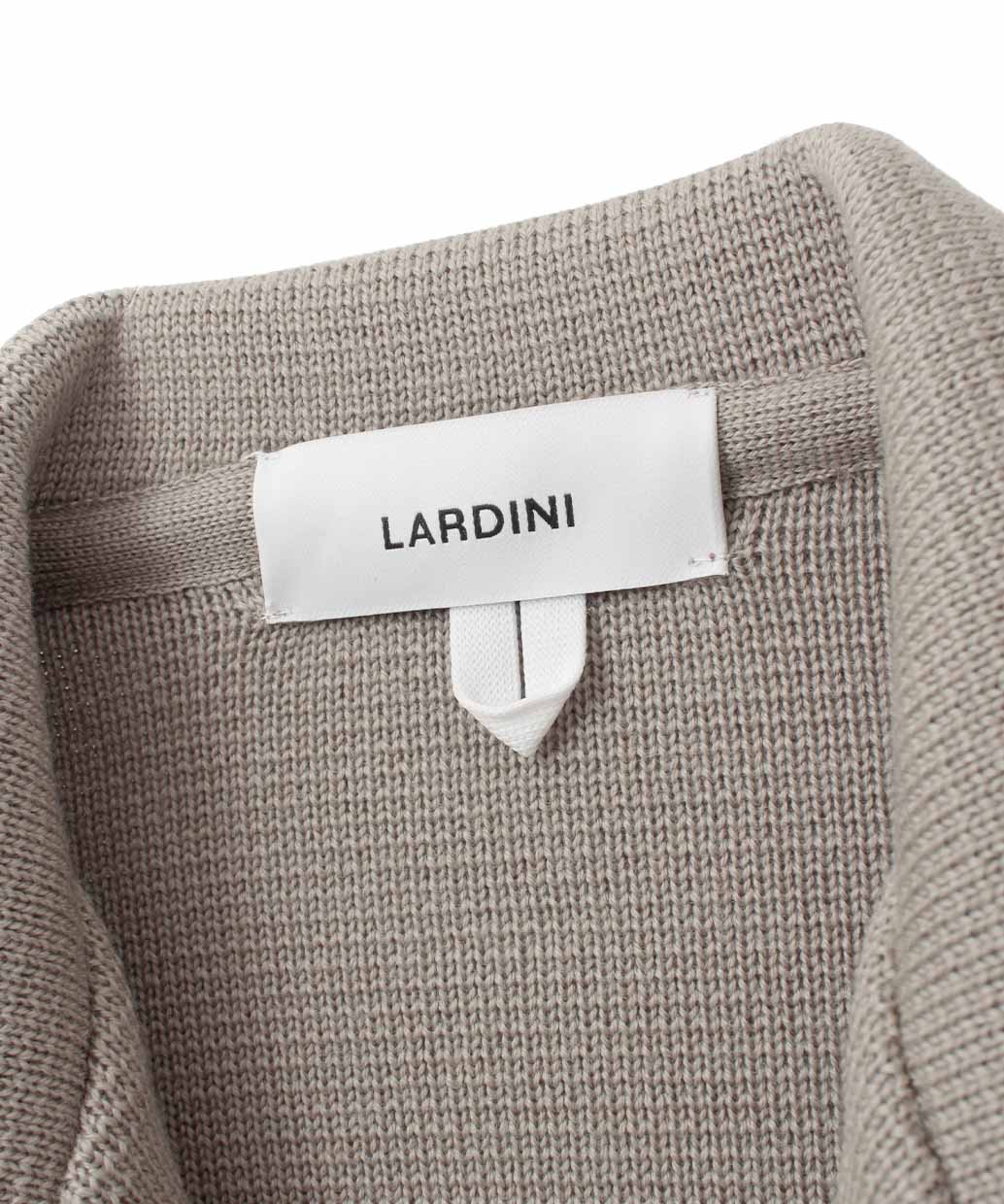 LARDINI ウールニット ダブル ジャケット