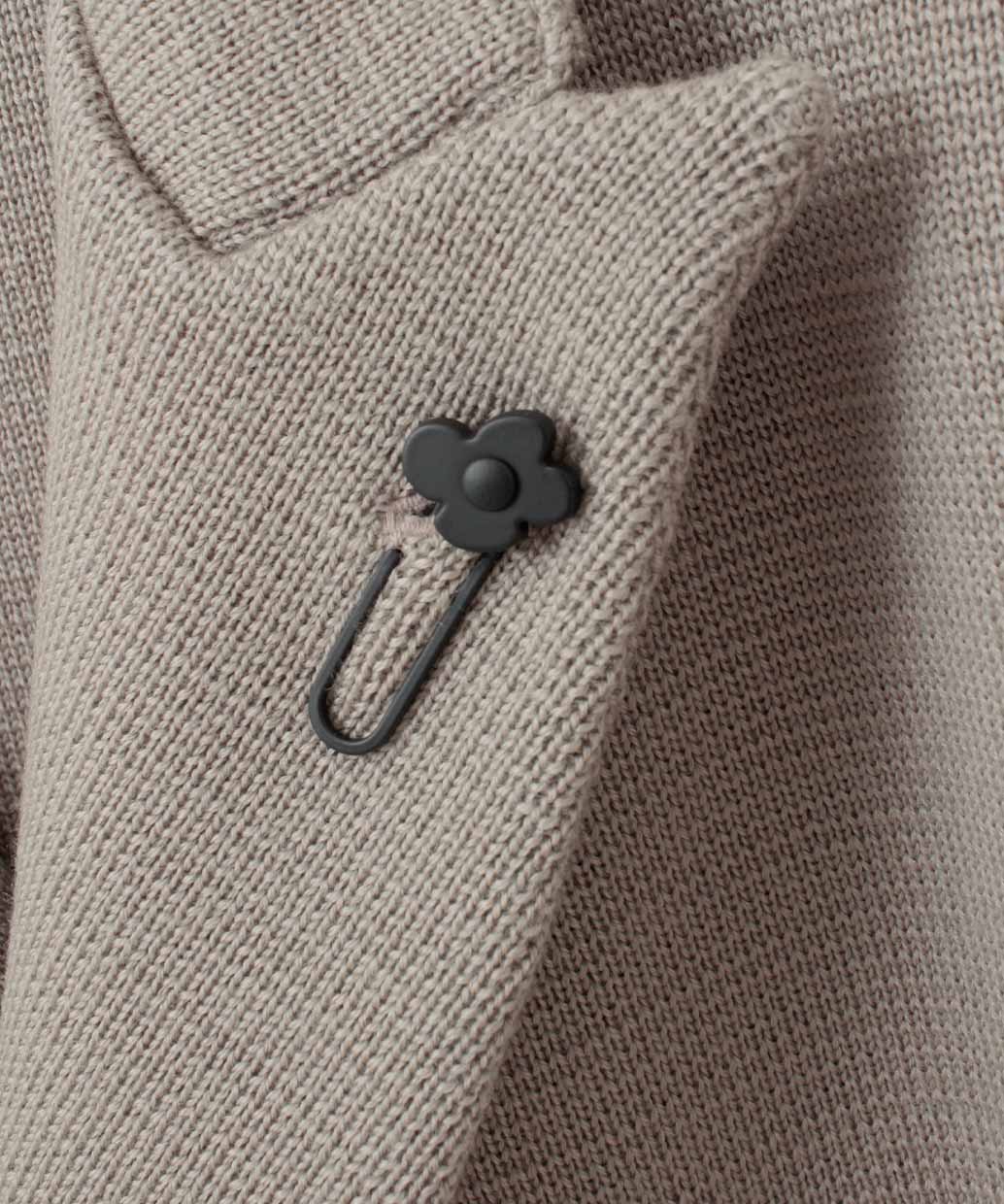 LARDINI ウールニット ダブル ジャケット