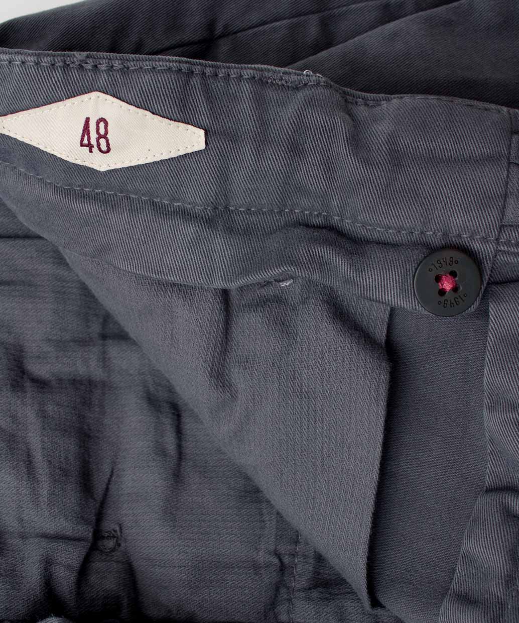 BRIGLIA 1949〈ブリリア 1949〉BG07 コットンストレッチ ワンプリーツ テーパードパンツ