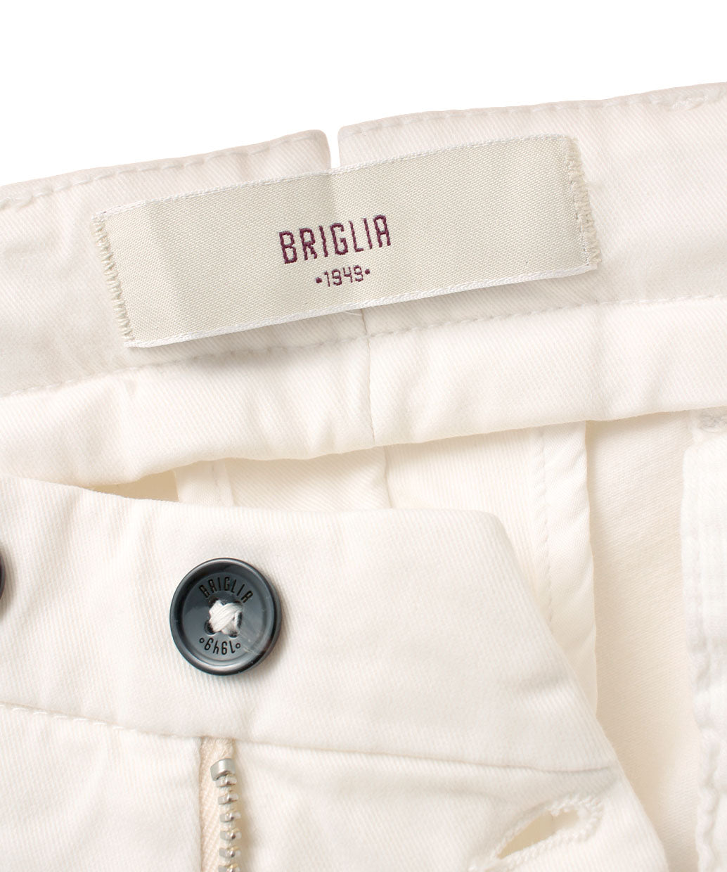 BRIGLIA 1949〈ブリリア 1949〉BG07 コットンストレッチ ワンプリーツ テーパードパンツ