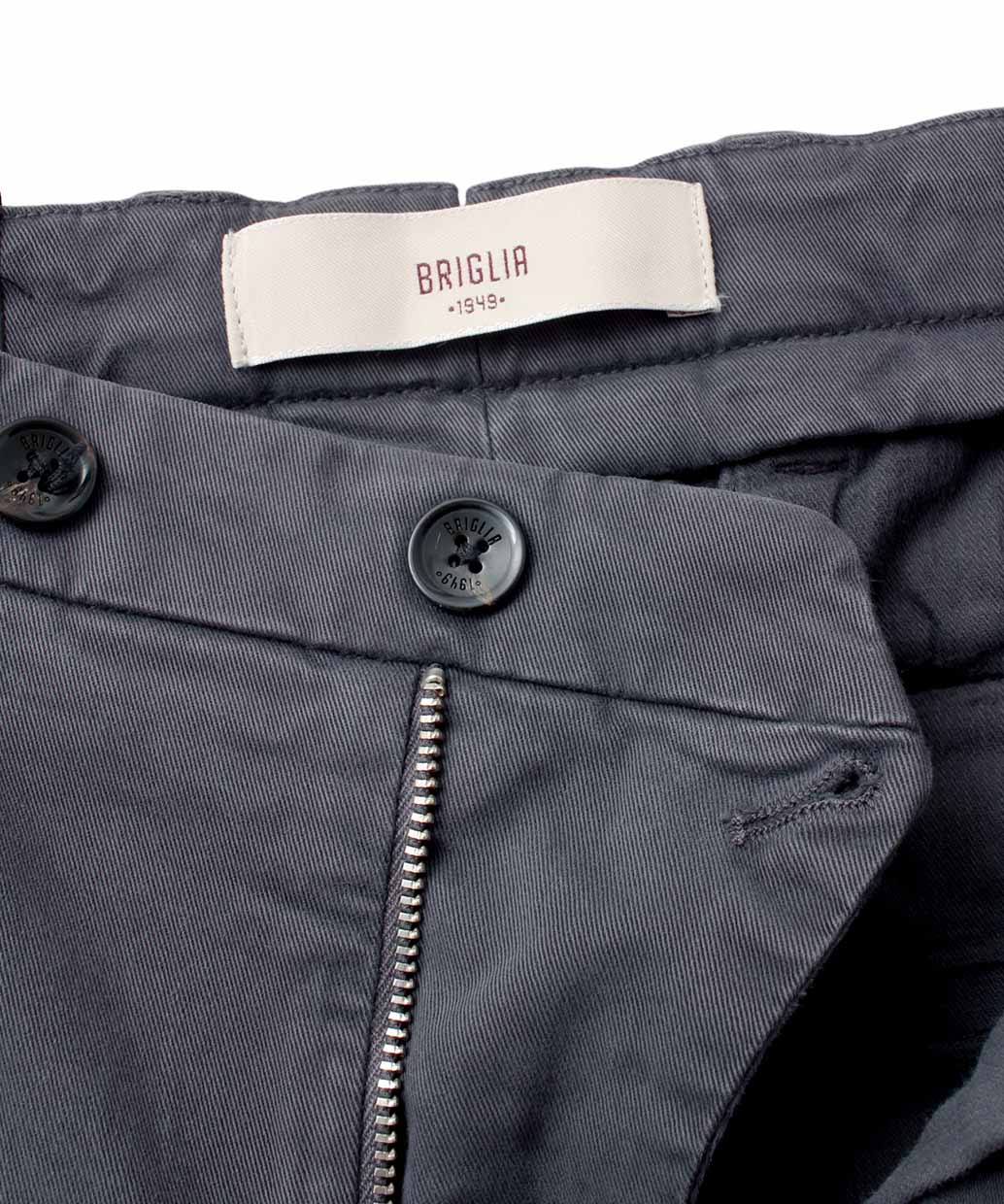 BRIGLIA 1949〈ブリリア 1949〉 BG02 コットンストレッチ 2プリーツパンツ