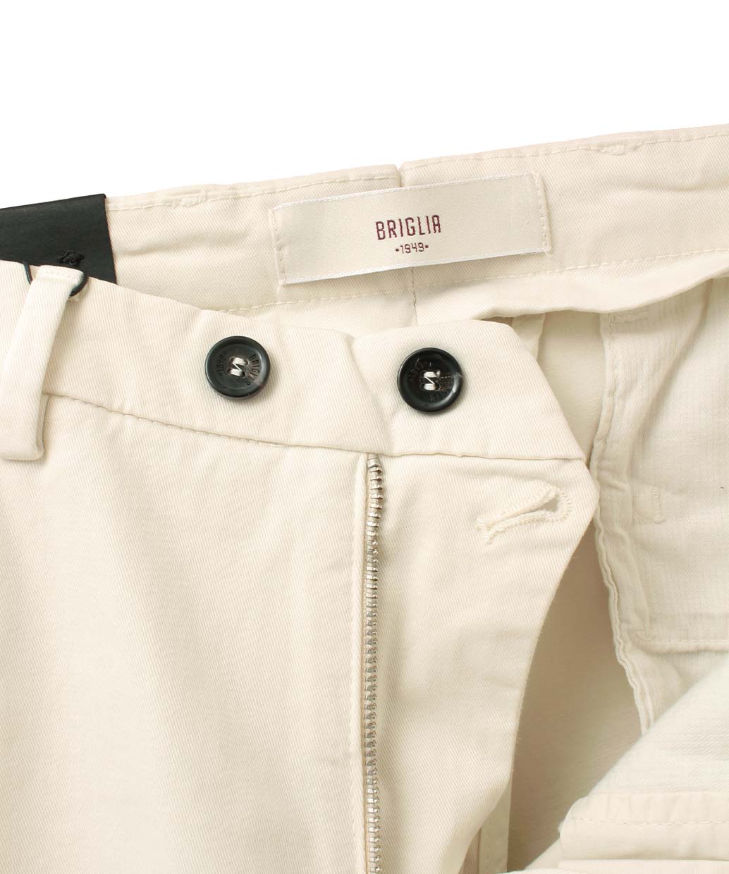 BRIGLIA 1949〈ブリリア 1949〉BG04 コットンストレッチ ノープリーツ スリムテーパードパンツ