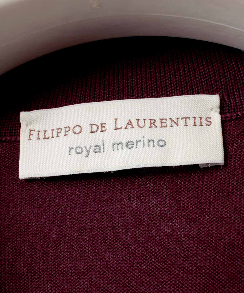 FILIPPO DE LAURENTIIS ロイヤルメリノウール ポロニット