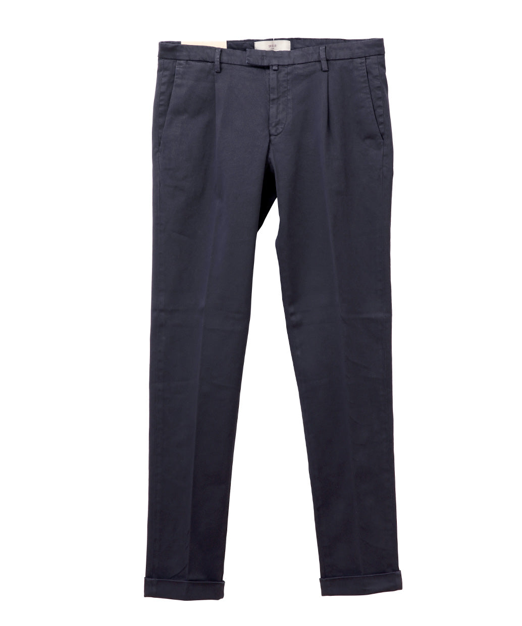 BRIGLIA 1949 BG07 コットン ストレッチ ワンプリーツ パンツ【B.R.CHANNELご紹介モデル】【干場氏モデル】