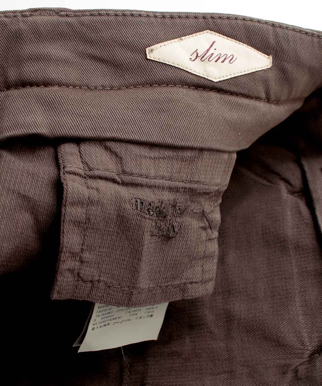 BRIGLIA 1949 BG07 コットン ストレッチ ワンプリーツ パンツ【B.R.CHANNELご紹介モデル】【干場氏モデル】