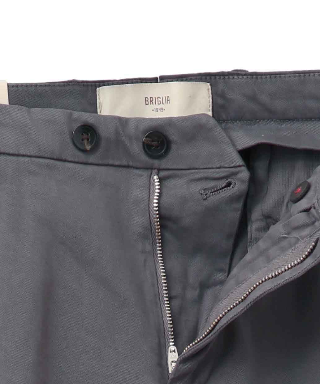 BRIGLIA 1949 BG07 コットン ストレッチ ワンプリーツ パンツ【B.R.CHANNELご紹介モデル】【干場氏モデル】