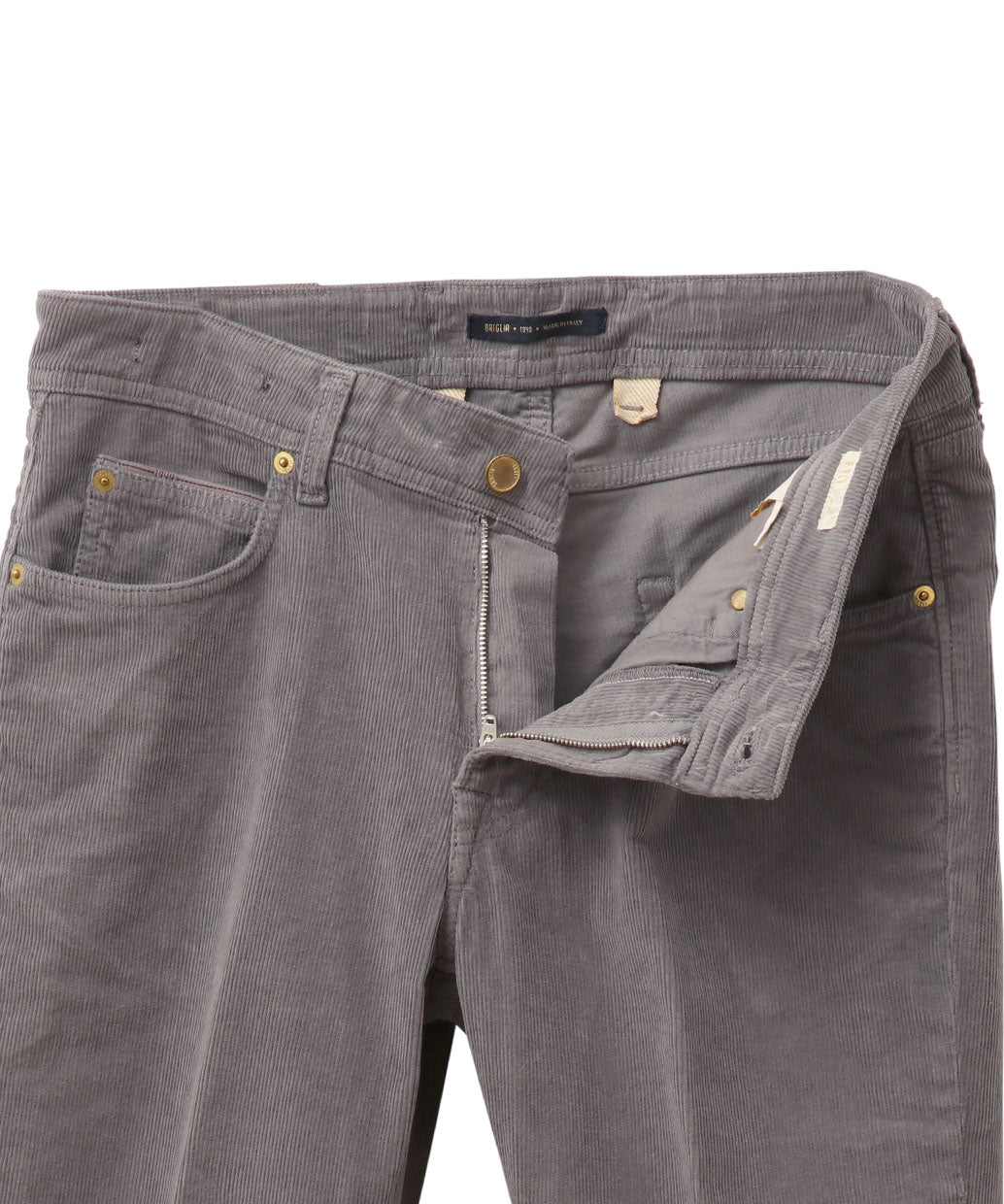 BRIGLIA 1949 RIBOT コットン コーデュロイ ストレッチ パンツ【B.R.CHANNELご紹介モデル】