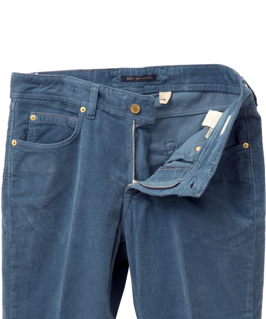 BRIGLIA 1949 RIBOT コットン コーデュロイ ストレッチ パンツ【B.R.CHANNELご紹介モデル】