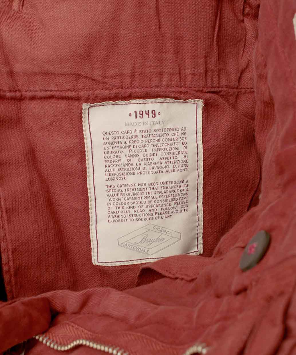 BRIGLIA 1949 BG04 コットンストレッチ ノープリーツ パンツ【B.R.CHANNELご紹介モデル】