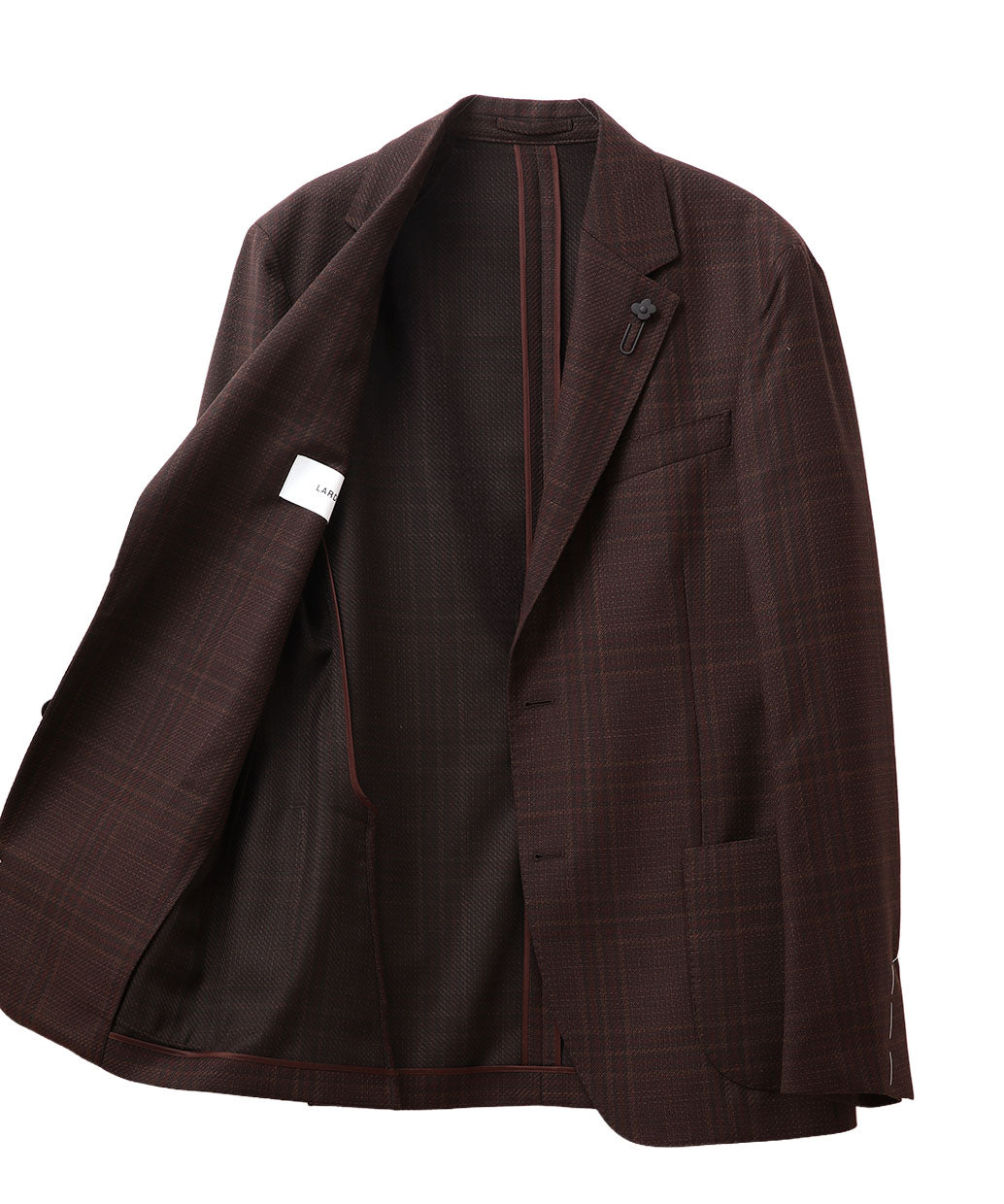【B.R.CHANNELご紹介モデル】LARDINI〈ラルディーニ〉 ウール シングル ジャケット ROMA