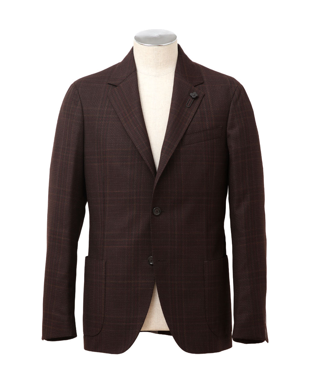 【B.R.CHANNELご紹介モデル】LARDINI〈ラルディーニ〉 ウール シングル ジャケット ROMA