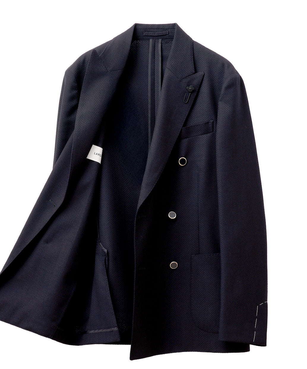 LARDINI ウール ダブル ジャケット