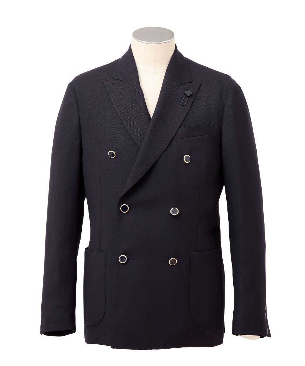 LARDINI ウール ダブル ジャケット
