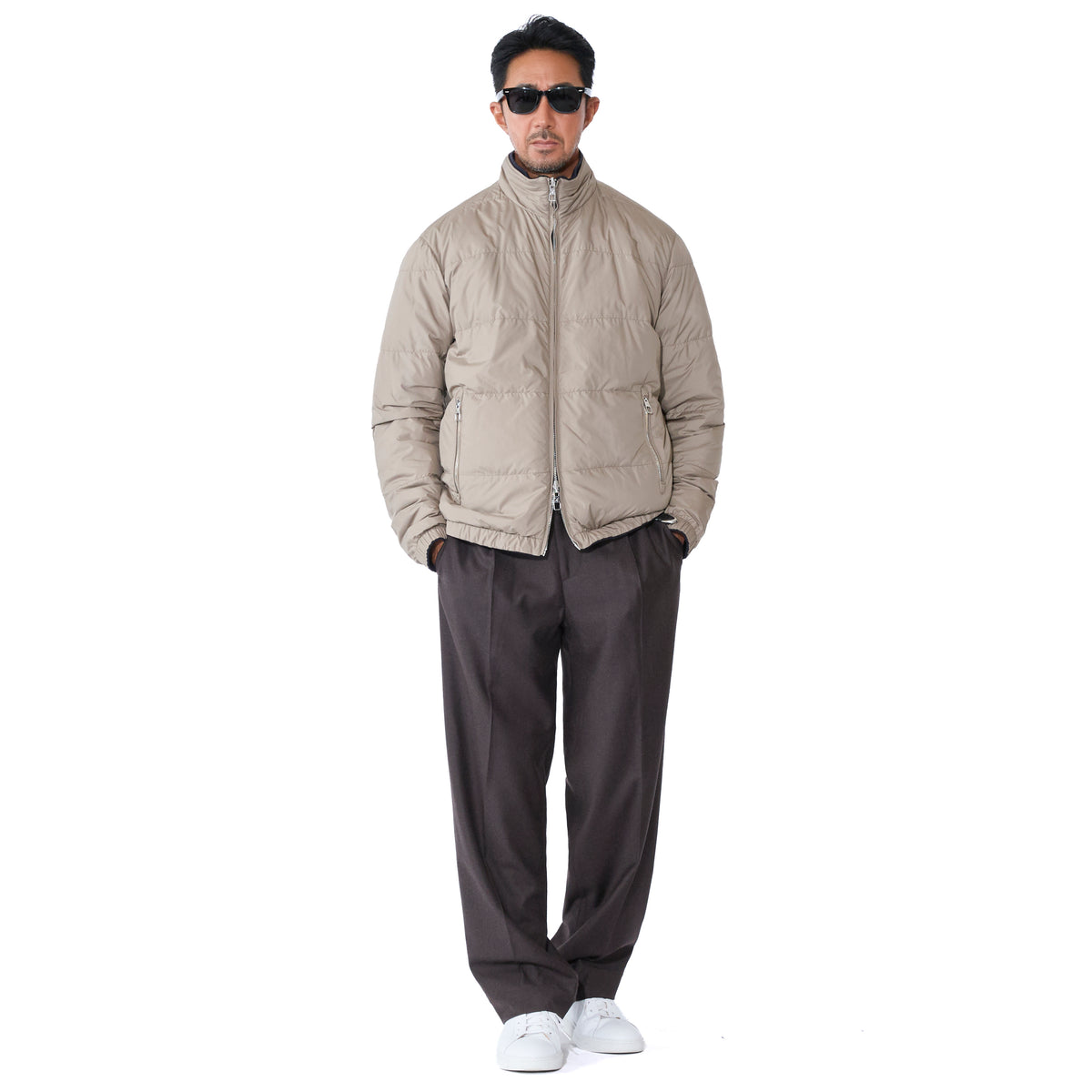 MONTECORE〈モンテコーレ〉 リバーシブル ダウンブルゾン