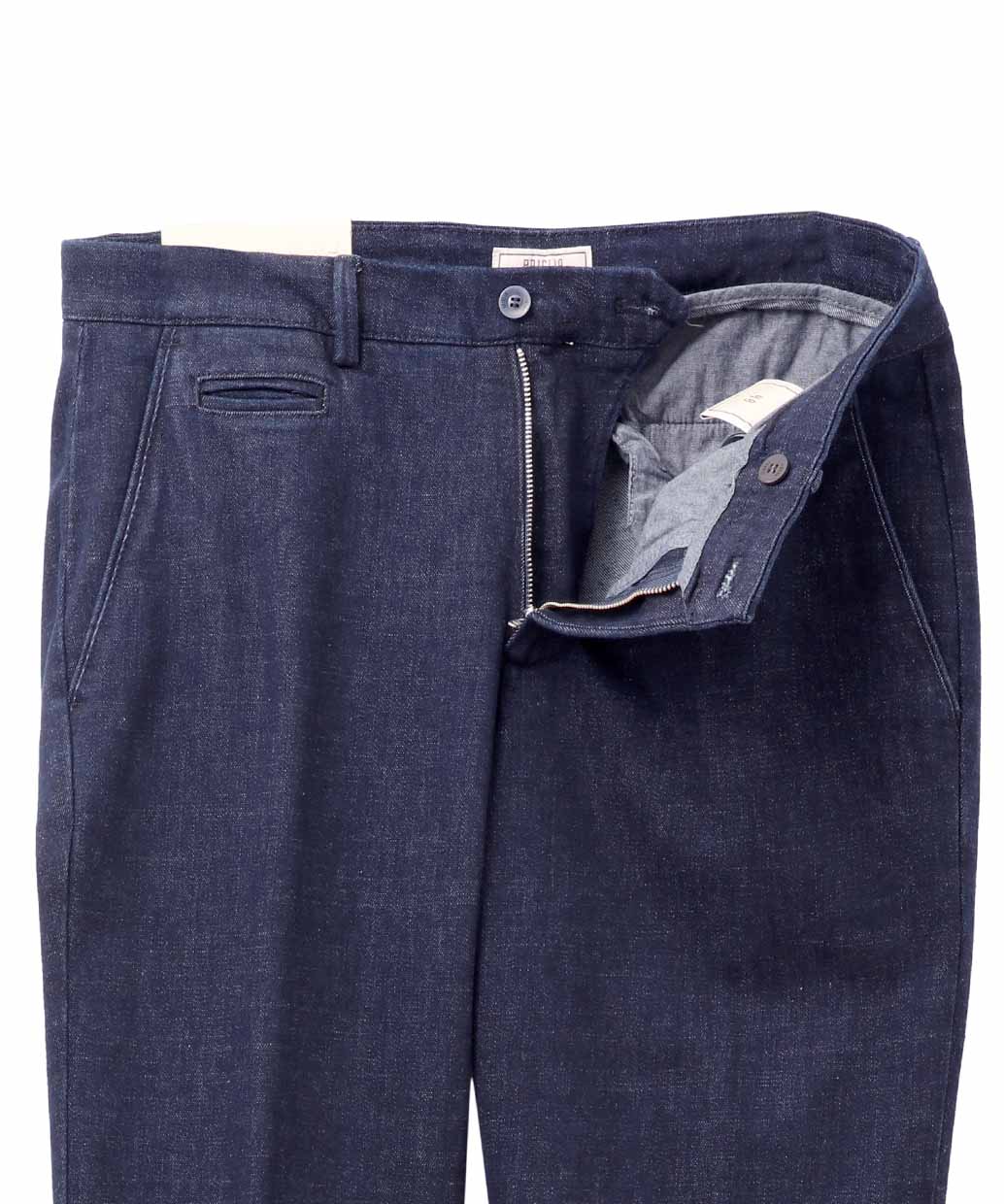 BRIGLIA 1949 BG05 コットンストレッチ デニム ノープリーツ パンツ