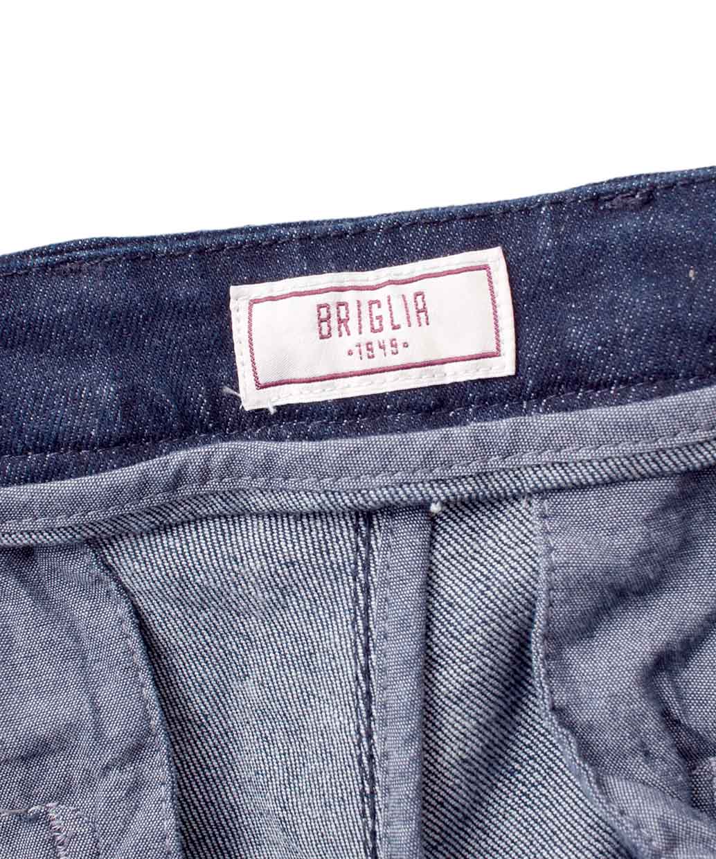 BRIGLIA 1949 BG05 コットンストレッチ デニム ノープリーツ パンツ