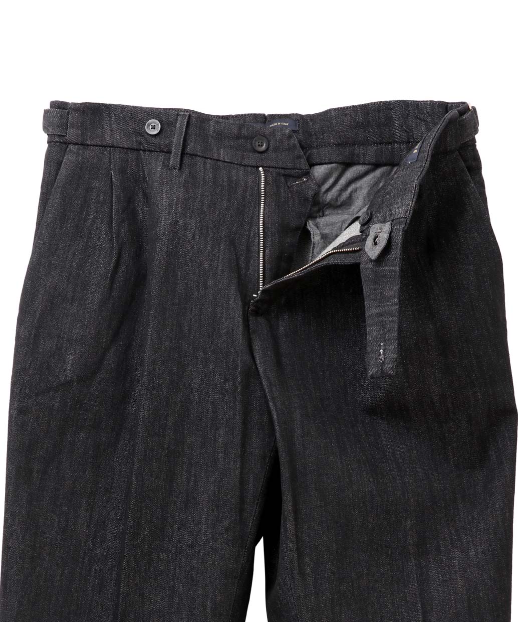 BRIGLIA 1949 QUARTIERI コットン ストレッチ サイドアジャスター パンツ