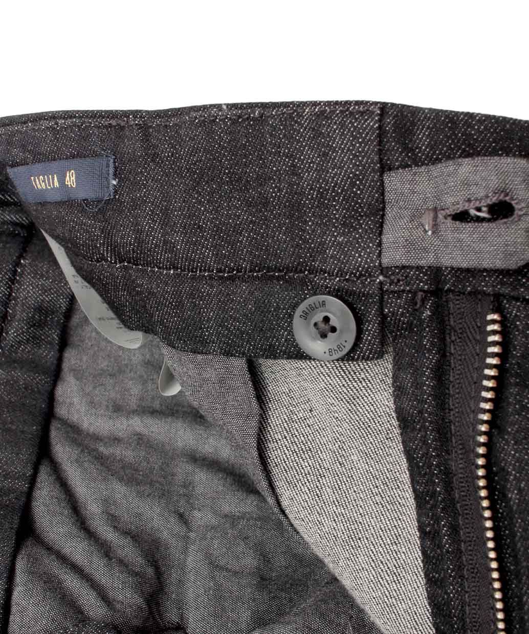 BRIGLIA 1949 QUARTIERI コットン ストレッチ サイドアジャスター パンツ