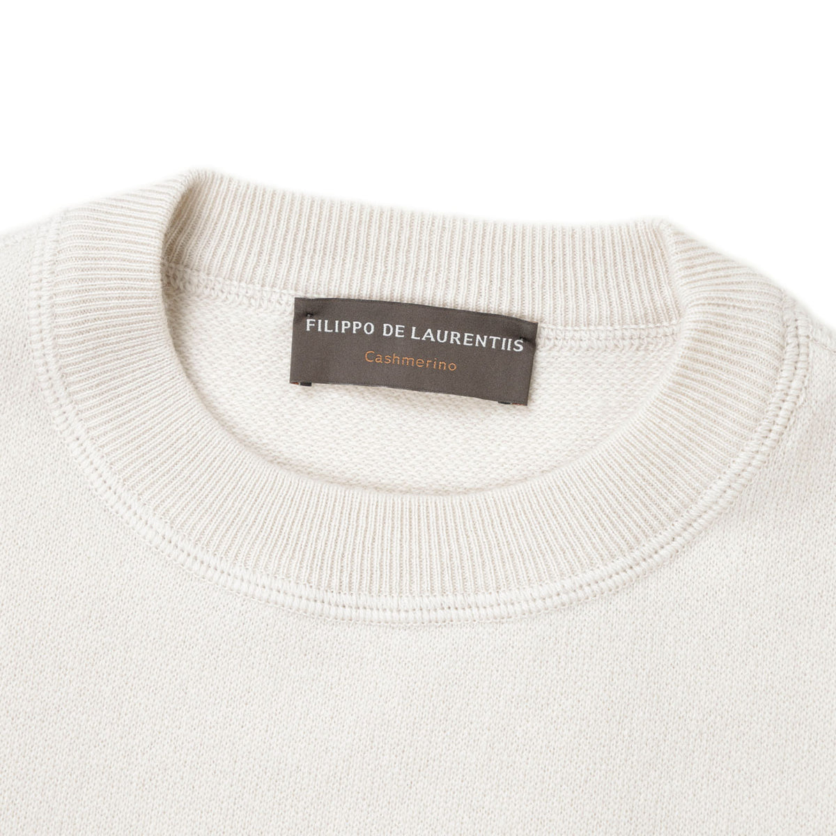 FILIPPO DE LAURENTIIS(フィリッポ デ ローレンティス) / ウール カシミヤ クルーネックニット/6210 5GC1ML3A40