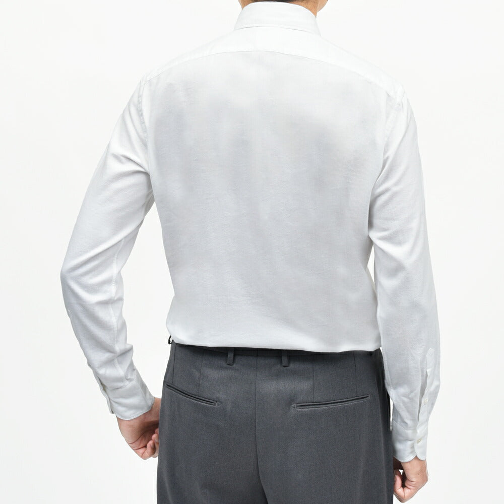 Giannetto(ジャンネット) コットンライトネルセミワイドカラーシャツ SLIM FIT/513600L81 11052002109