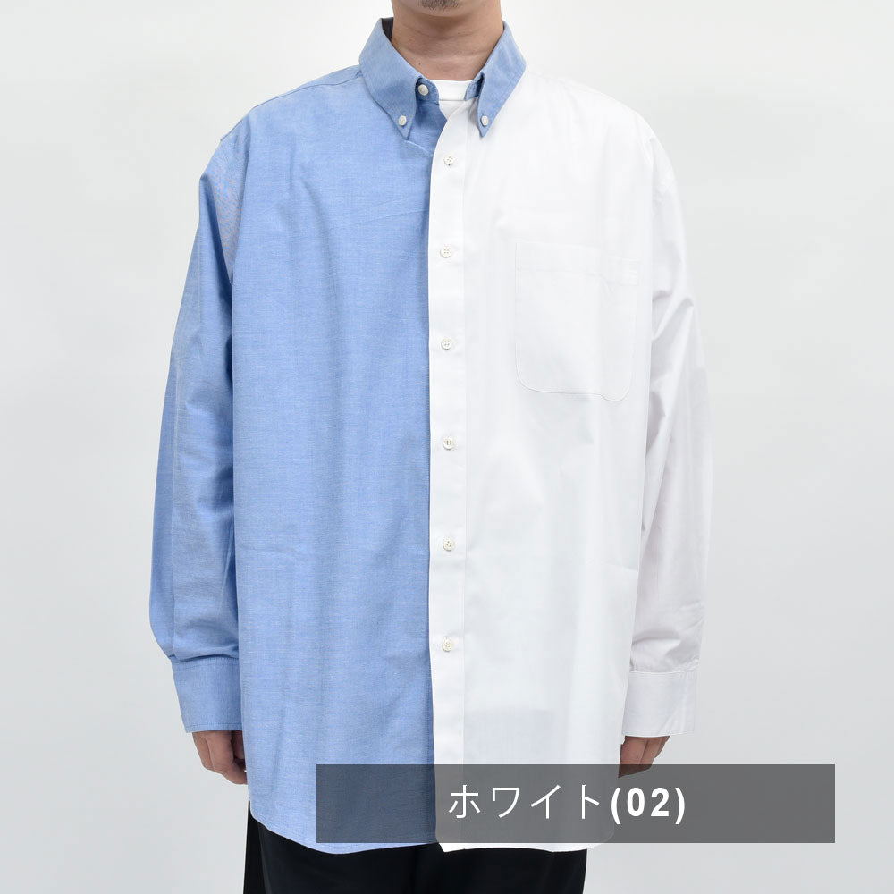BUZIGAHILL(ブジガヒル) コットンバイカラーシャツ BZ252019 11052402112