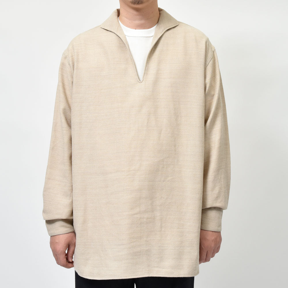 AMBELL(アンベル) KEY PIECE ウールコットンスキッパーシャツ 00124 11052402163