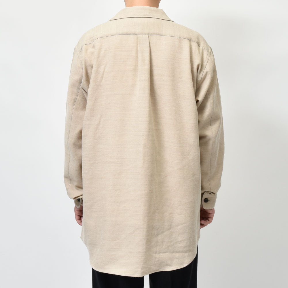 AMBELL(アンベル) KEY PIECE ウールコットンスキッパーシャツ 00124 11052402163