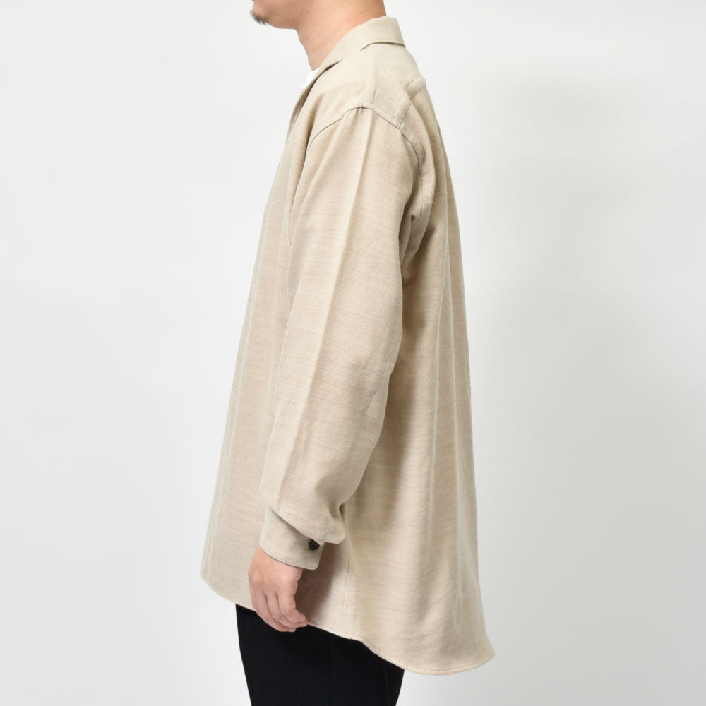 AMBELL(アンベル) KEY PIECE ウールコットンスキッパーシャツ 00124 11052402163