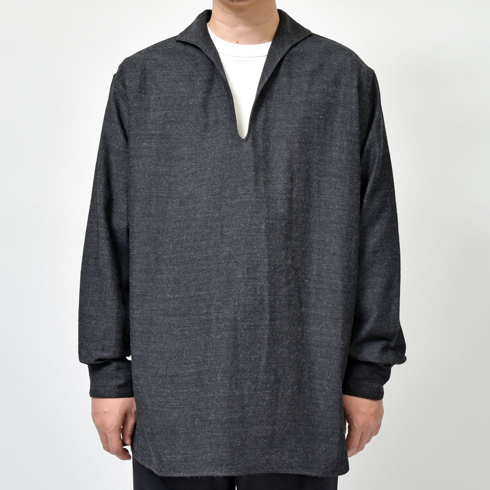 AMBELL(アンベル) KEY PIECE ウールコットンスキッパーシャツ 00124 11052402163