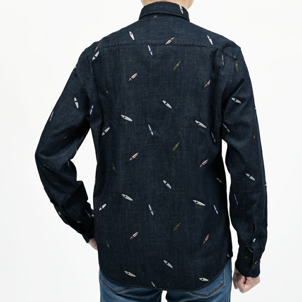 JACOB COHEN(ヤコブコーエン) Sports Collection ウォッシュドコットンデニムシャツ 226-31402 11055001052