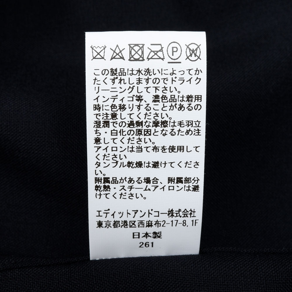la favola(ラファーヴォラ) ウールトロピカルシャツ BIG SHIRT S10 11061400146