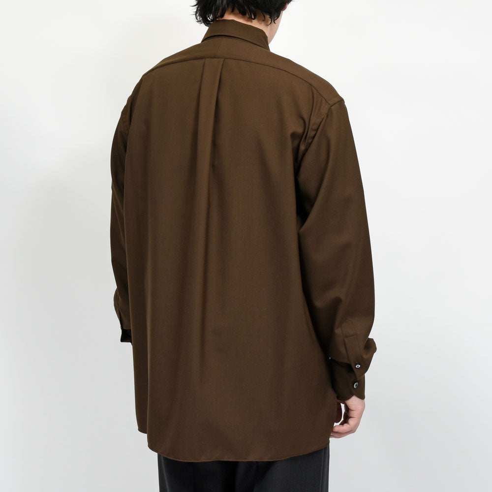la favola(ラファーヴォラ) ウールトロピカルシャツ BIG SHIRT S10 11061400146
