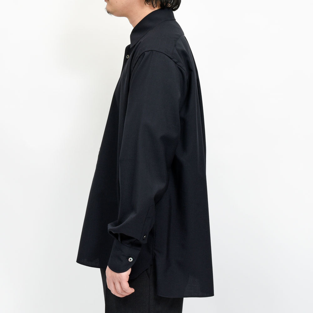 la favola(ラファーヴォラ) ウールトロピカルシャツ BIG SHIRT S10 11061400146